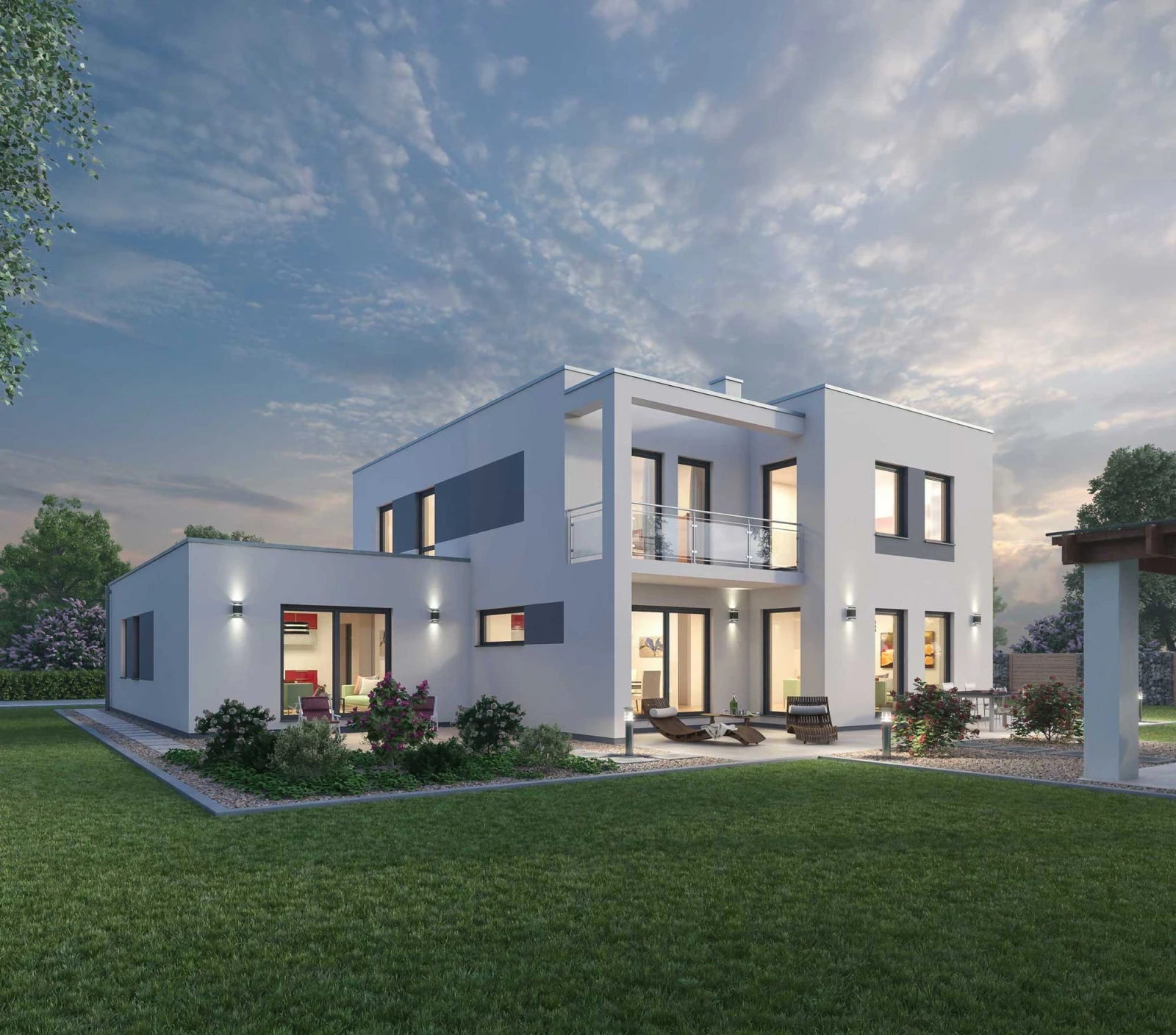 Außenansicht des Ytong Bausatzhauses MGH 232
