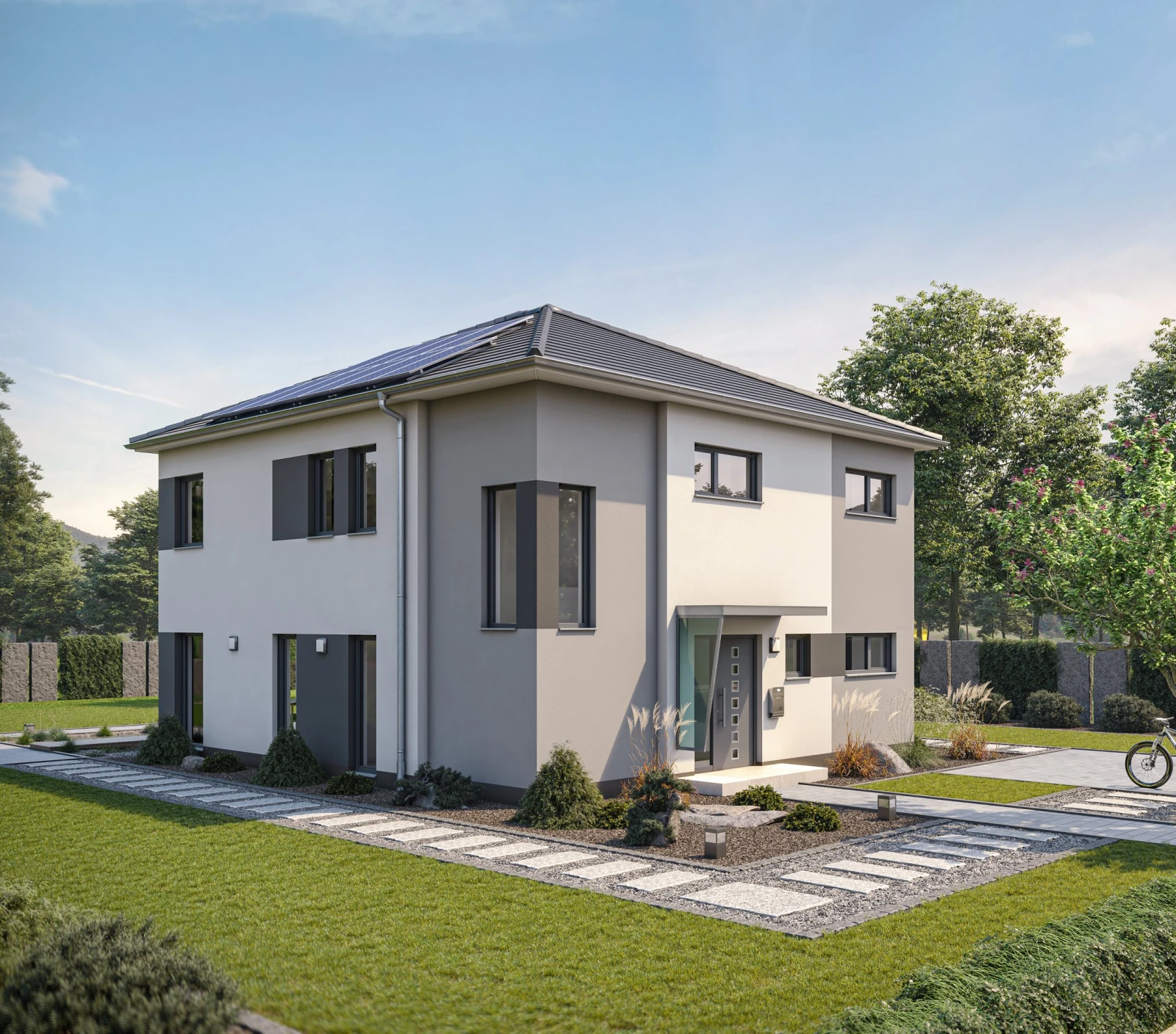 Außenansicht des Ytong Bausatzhauses STV 148