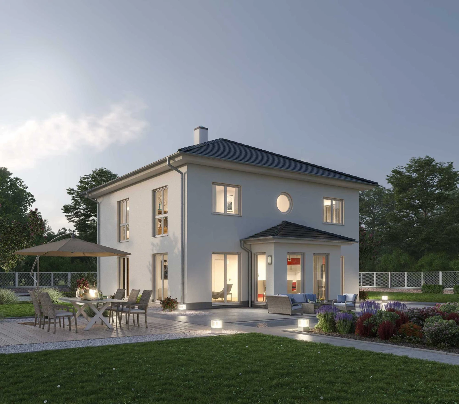 Außenansicht des Ytong Bausatzhauses STV 157