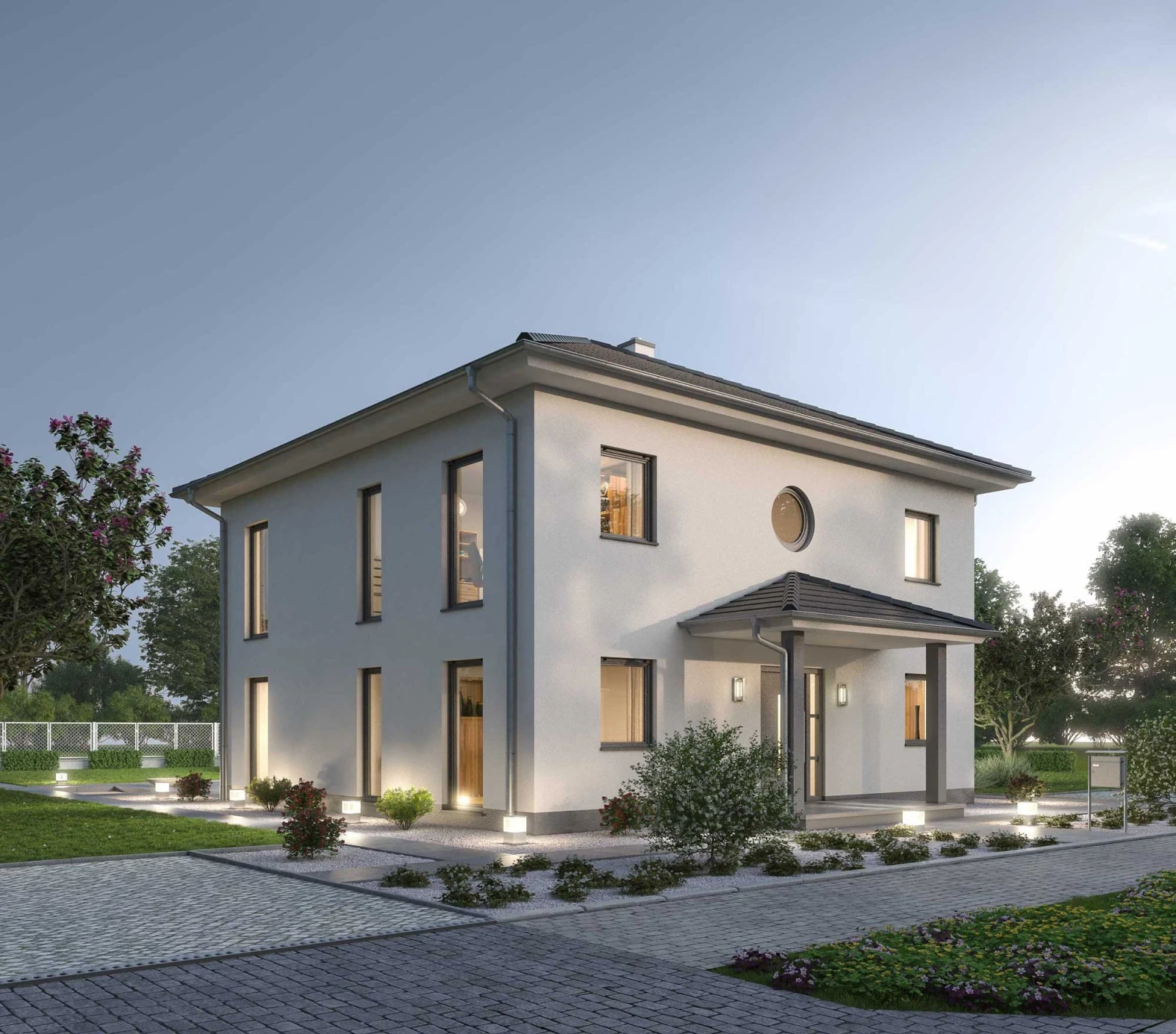 Außenansicht des Ytong Bausatzhauses STV 157